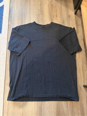 Men's Oakley Center Branded Black Crewneck T-Shirt